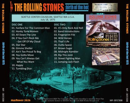 THE ROLLING STONES / 1975 BIRTH OF THE HOT (2CD)