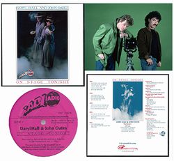 DARYL HALL & JOHN OATES / ON STAGE TONIGHT NEW JERSEY 1981 STEREO SOUNDBOARD (1CDR)