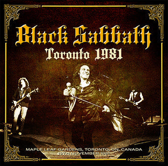 BLACK SABBATH / TORONTO 1981 (2CDR)
