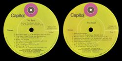 THE BAND / THE BAND: US ORIGINAL [RL CUTTING] LP BY BOB LUDWIG (1CD)