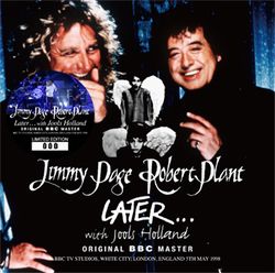 JIMMY PAGE + ROBERT PLANT / LATER WITH JOOLS HOLLAND ORIGINAL BBC MASTER STEREO SOUNDBOARD (2CD)