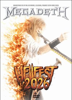 MEGADETH / HELL FEST 2026 PRO SHOT (1DVDR)