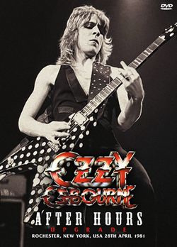 OZZY OSBOURNE / AFTER HOURS UPGRADE PRO SHOT (1DVDR)