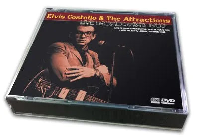 ELVIS COSTELLO / LIVE BROADCASTS 1983 Soundboard PRO shot (2CDR+1DVDR)