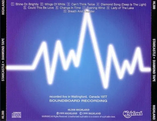 STARCASTLE / DIAMOND TAPE  1977 Canada (1CD)