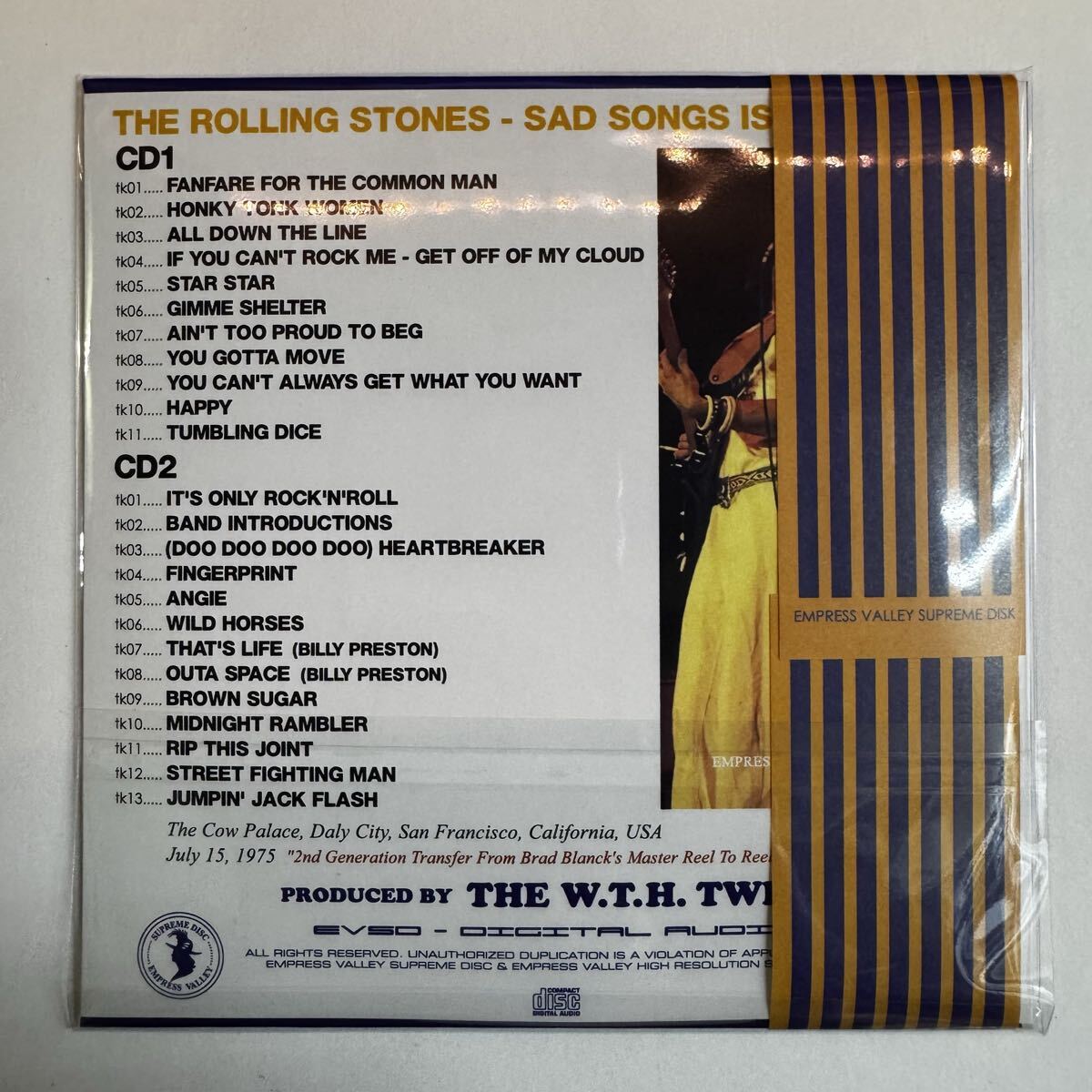 THE ROLLING STONES / SAD SONGS IS ALL I KNOW (2CD)