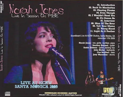 NORAH JONES / LIVE IN SESSION ON MBE (1CDR)