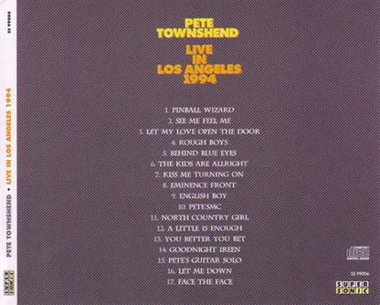 PETE TOWNSEND / LIVE IN LOS ANGELES 1994 (1CD)