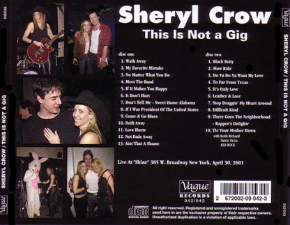SHERYL CROW / THIS IS NOT A GIG (2CD)