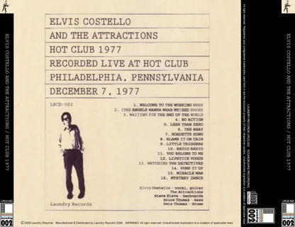 ELVIS COSTELLO / HOT CLUB 1977 (1CDR)