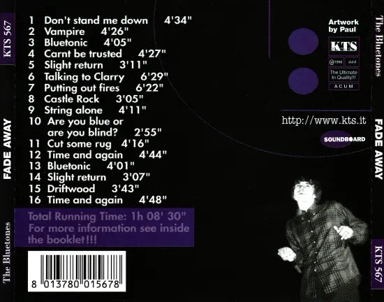THE BLUE TONES / FADE AWAY (1CDR)