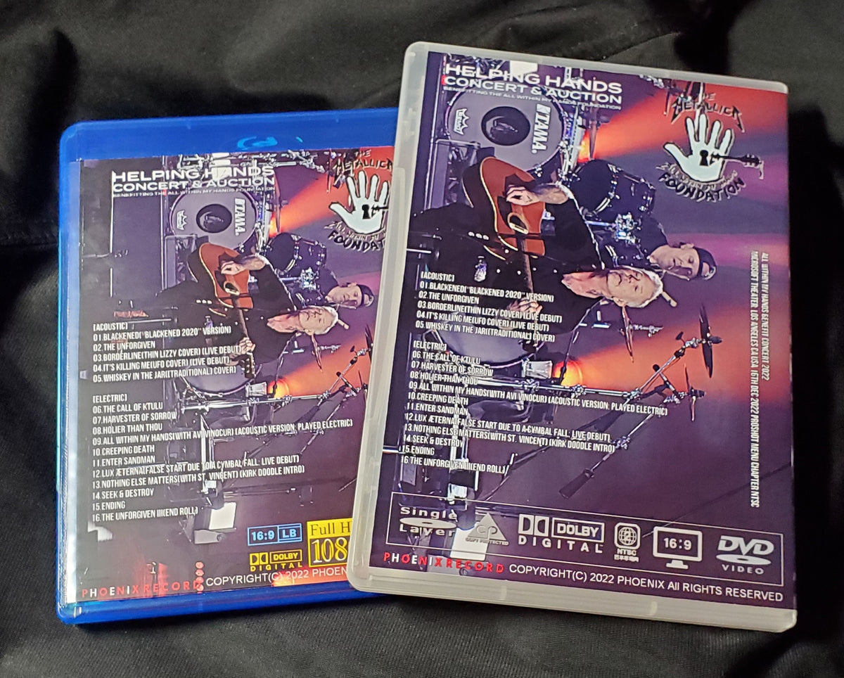 Metallica / All Within My Hands Benefit Concert 2022 Microsoft Theater (1DVDR)