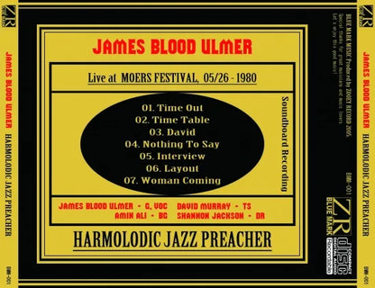 JAMES BLOOD ULMER / HARMOLODIC JAZZ PREACHER SOUNDBOARD (1CDR)