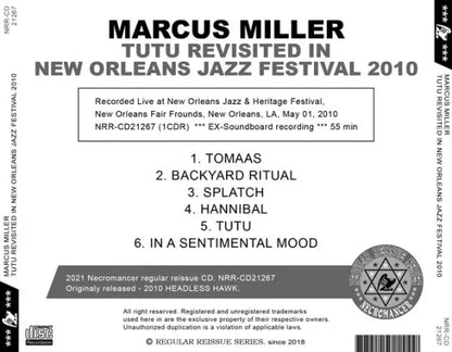 MARCUS MILLER / TUTU REVISITED IN NEW ORLEANS JAZZ FESTIVAL 2010 (1CDR)