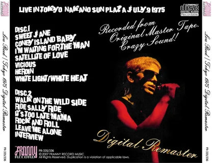 LOU REED / TOKYO 1975 (2CDR)