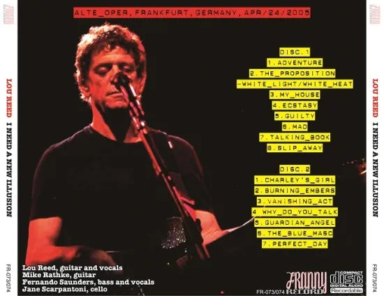 LOU REED / I NEED A NEW ADVENTURE (2CDR)