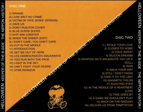 HELLOWEEN / KEEPER OF THE B-SIDE THE NIPPON VISITOR (2CDR)