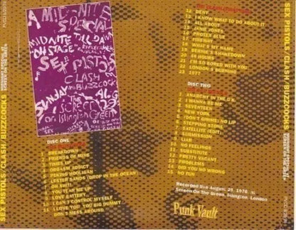 SEX PISTOLS, THE CLASH, BUZZCOCKS / MIDNIGHT SPECIAL AT SCREEN ON THE GREEN (2CD)