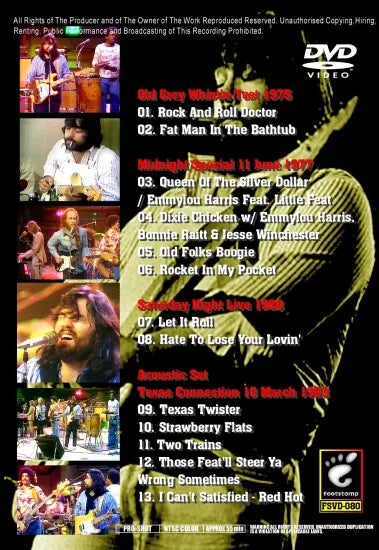 LITTLE FEAT Featuring LOWELL GEORGE／Dixie Swamp (1DVD)