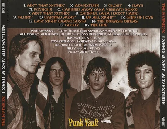 TELEVISION / I NEED A NEW ADVENTURE (1CDR)