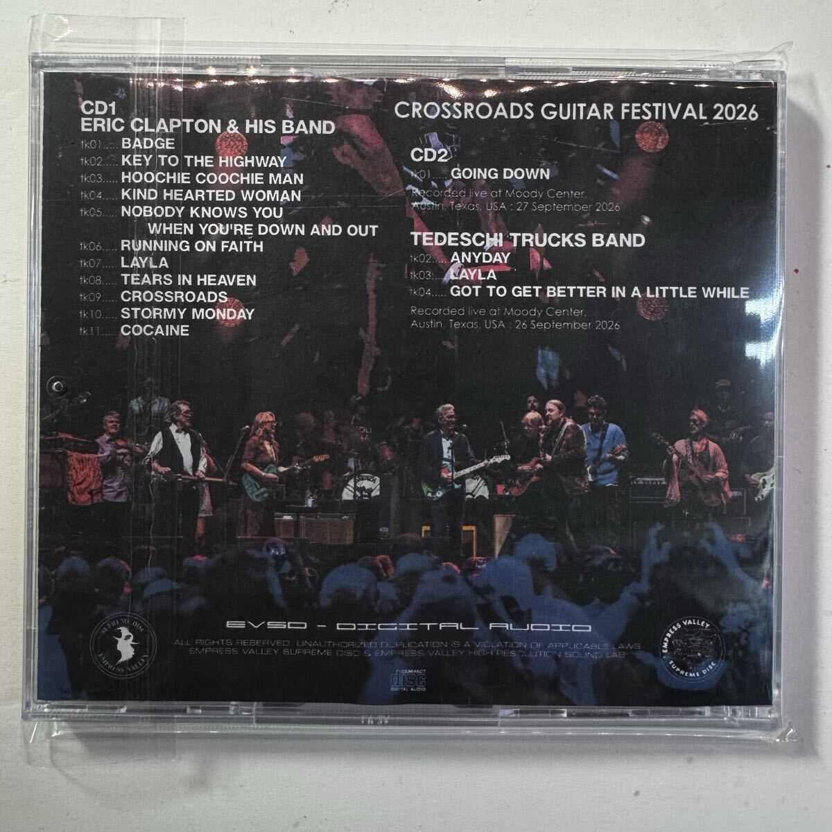 ERIC CLAPTON / CROSSROADS GUITAR FESTIVAL 2026 (2CDR)