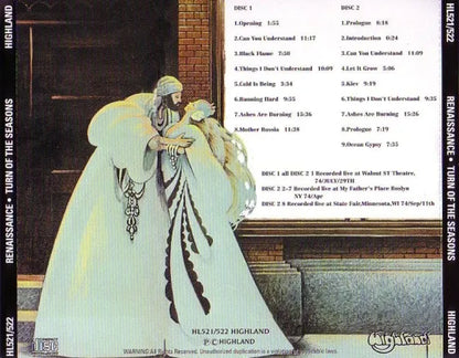 RENAISSANCE / TURN OF THE SEASONS (2CD)