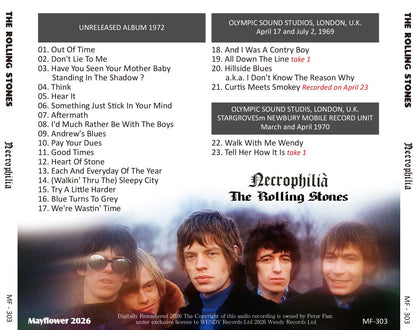 THE ROLLING STONES / NECROPHILIA (1CD)