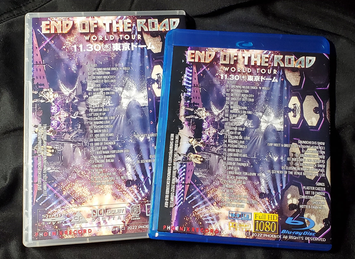 KISS / End of the Road Japan Tour 2022 Final Tokyo Dome (2DVDR)