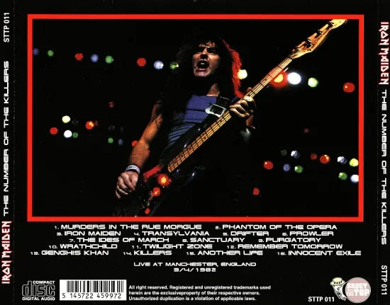 IRON MAIDEN / THE NUMBER OF THE KILLER (1CDR)