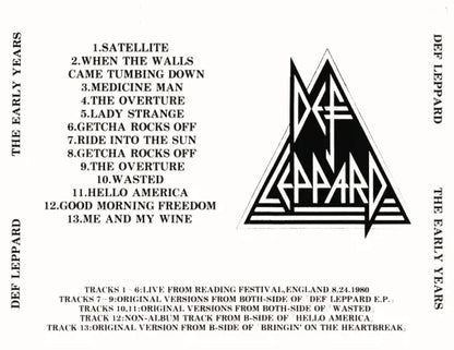DEF LEPPARD / THE ERALY YEARS (1CDR)