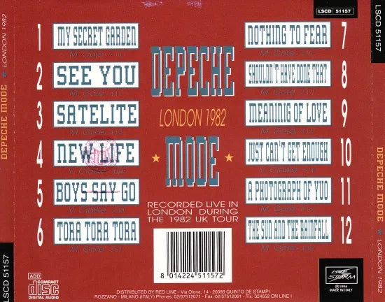DEPECHE MODE / LONDON 1982 (1CDR)