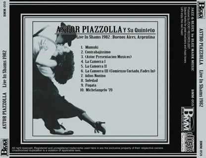ASTOR PIAZZOLLA / LIVE IN SHAMS 1982 (1CDR)