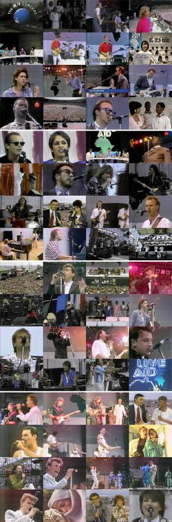 V.A. / LIVE AID JAPANESE BROADCAST COMPLETE & UNEDITED VOLUME 1 PRO SHOT (4DVDR)
