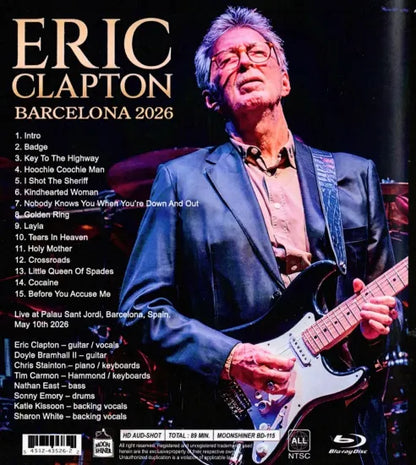 ERIC CLAPTON / BARCELONA 2026 MULTI CAM HD (1BDR)