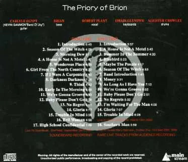 PRIORY OF BRION / WELCOME TO THE… LED ZEPPELIN (2CD)