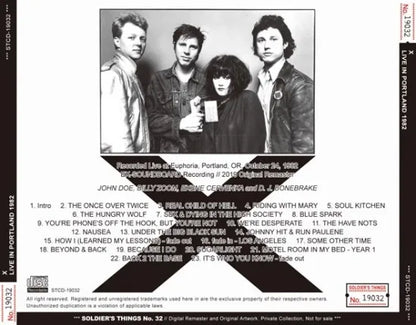 X / LIVE IN PORTLAND 1982 (1CDR)