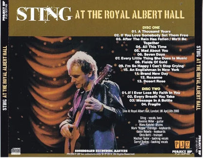 STING / AT THE ROYAL ALBERT HALL STEREO SOUNDBOARD (2CDR)