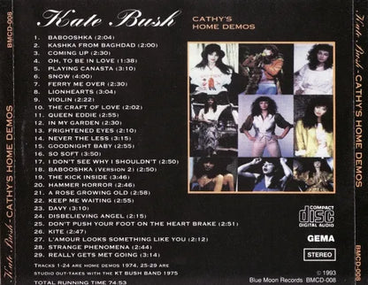 KATE BUSH / CATHY'S HOME DEMOS (1CDR)