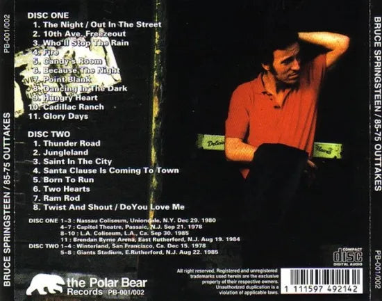 BRUCE SPRINGSTEEN / 85-75 OUTTAKES (2CD)