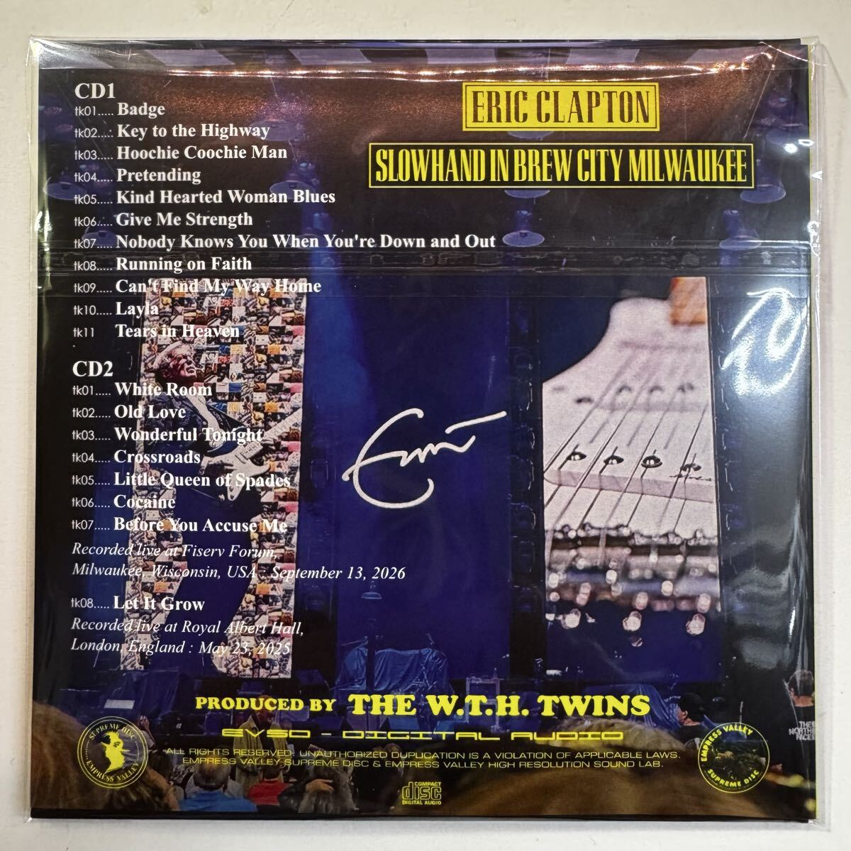 ERIC CLAPTON / SLOWHAND IN BREW CITY MILWAUKEE (2CD)