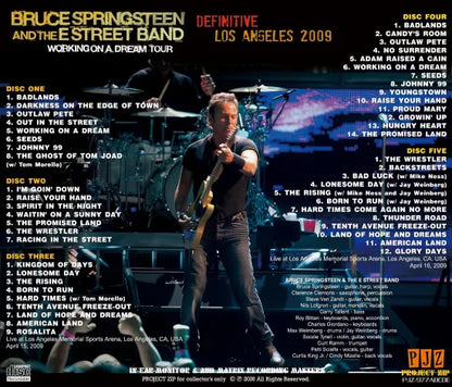 BRUCE SPRINGSTEEN AND THE E STREET BAND / DEFINITIVE LOS ANGELES 2009 (5CDR)