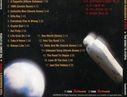 TODD RUNDGREN / THE DEMO TO UTOPIA (1CD)