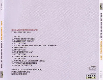 RICHARD THOMPSON BAND / PHILADELPHIA 1999 (1CD)