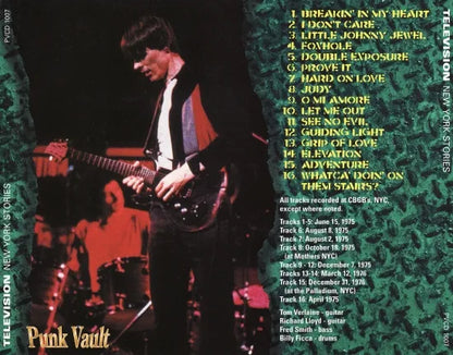 TELEVISION / NEW YORK STORIES (1CDR)