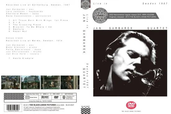 JAN GARBAREK QUARTET / LIVE IN SWEDEN 1987 PRO SHOT (1DVDR)
