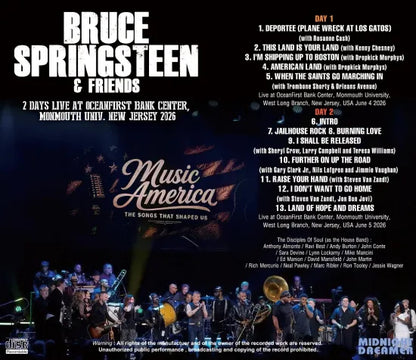 BRUCE SPRINGSTEEN / MUSIC AMERICA THE SONGS THAT SHAPED US (1CDR)