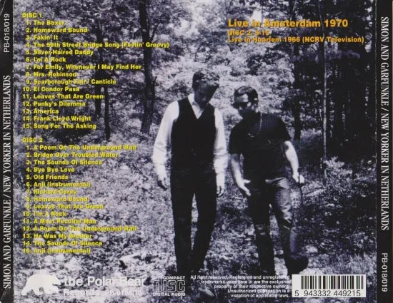 SIMON AND GARFUNKEL / NEW YORKER IN NETHERLANDS SOUNDBOARD (2CDR)
