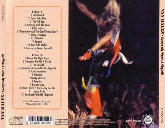 VAN HALEN / EVEREYBODY WANTS A VIRGIN!!! (2CD)