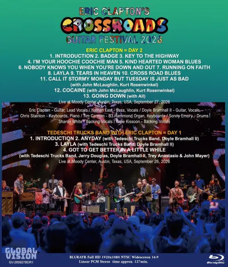 ERIC CLAPTON / CROSSROADS GUITAR FESTIVAL 2026 (1BDR)