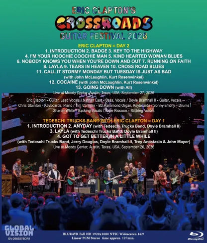 ERIC CLAPTON / CROSSROADS GUITAR FESTIVAL 2026 (1BDR)